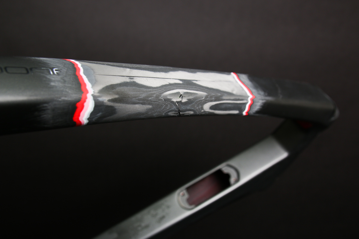 Trek broken online frame